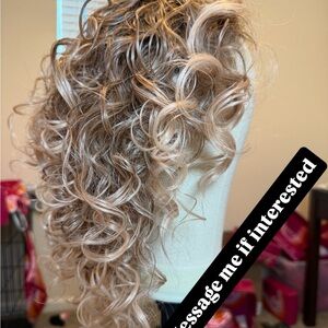 Curly Blonde Wig